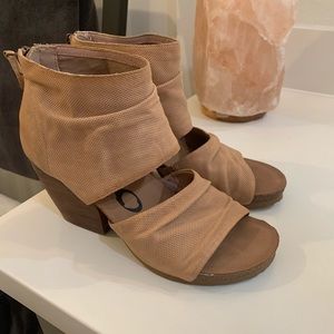 OTBT Patchouli Open Toe Bootie Size 7.5